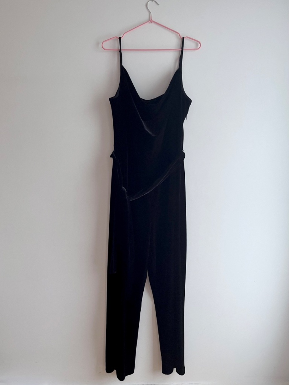 Banana Republic velvet jumpsuit with tie - Size 14